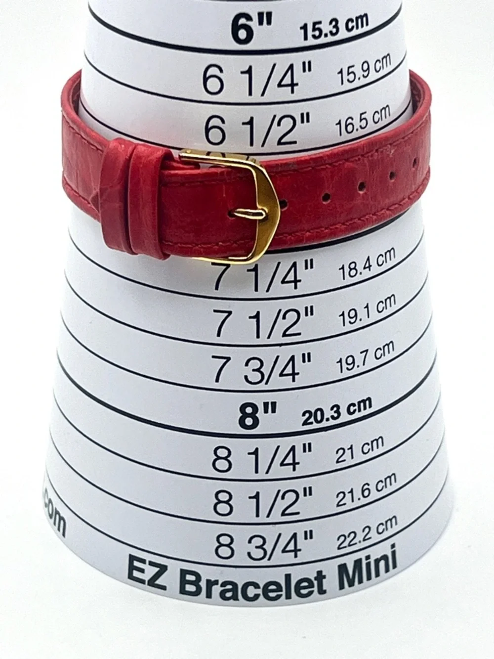 Vintage Palette Paint Quartz Watch with Red Leather Strap - Picture 9 of 13